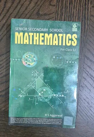 RS Aggarwal Maths 12th grade book