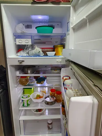 Used Top-Freezer Refrigerator - Functional, Clean Interior - inverter model