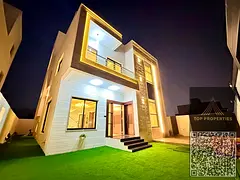Luxury villa for sale, combining elegance, comfort and an ideal location in one of Ajman's most 