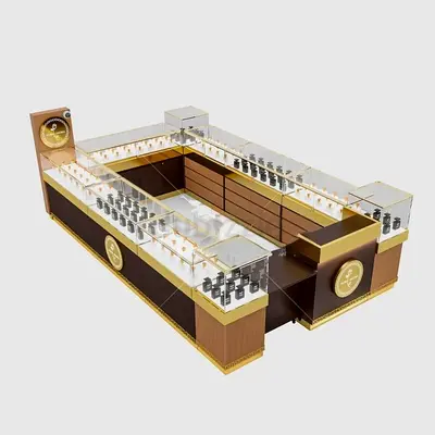 Elegant Perfume Retail Kiosk