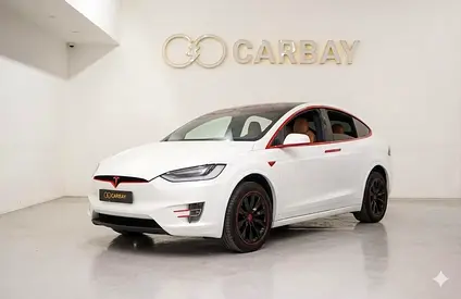 AED 1311 PM | TESLA MODEl X P75D 2017 | WELL MAINTAINED | 1 YEAR WARRANTY | GCC