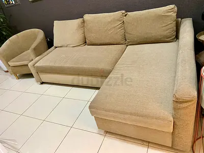 Sofa cum bed + free matching chair