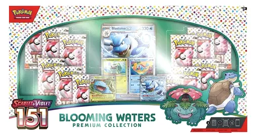Pokemon 151 Blooming Waters Collection Box (12 packs)