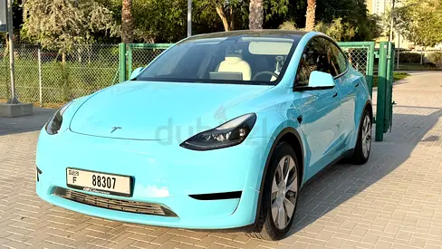 2024 Tesla Model Y RWD GCC | 22,000 KM | 1 Owner | Accident Free | White Interior