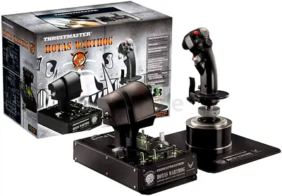 Thrustmaster HOTAS Warthog Flight Stick  Throttle - Full Set + Thrustmaster TFRP T.Flight Rudder