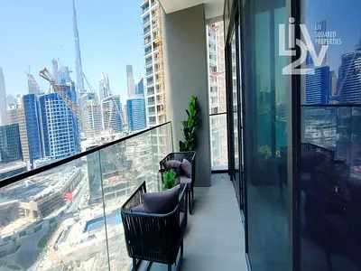 Fully Furnished | Burj and Canal Views | Corner