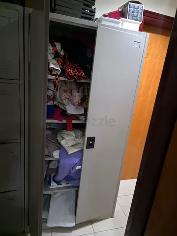 Metal Storage Locker / Wardrobe - Single Door, Good Condition