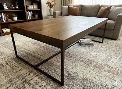 crate barrel Coffee table  138x76 cm Height 44 cm