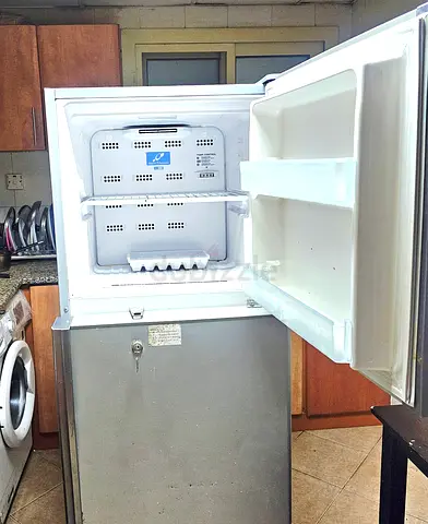Used Top-Freezer Refrigerator - Compact 2-Door Fridge (Silver)