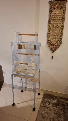 Big bird cage with trolley