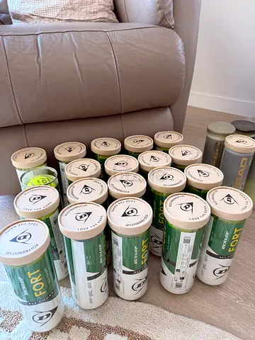 Dunlop 1 Time Used Tennis Match Balls
