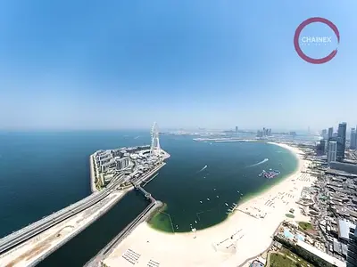 شقة فندقية مفروشة بغرفة نوم واحدة | جميرا جيت تاور 2 | إطلالات بانورامية على البحر والمدينة