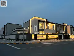 Luxury corner villa for sale in Al Helio 2 opposite AZHA Community Ajman