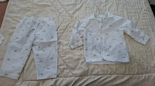 Boys pants and shirt set, size 9 to 12 months