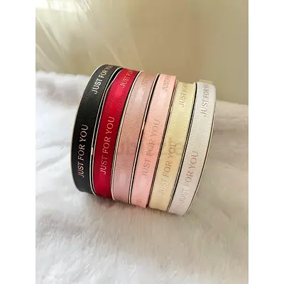 Bundle of Decorative Satin Ribbons - Just For You Assorted Colors