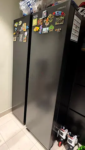 Samsung double door fridge freezer in good condition.