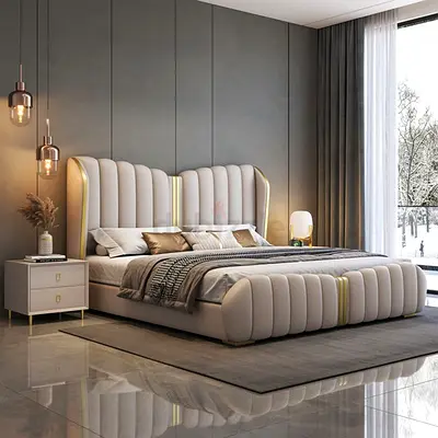 Brand New Super King Size Bed 200x200 - Fully Customizable Bedframe - UAE Sharjah Manufactured
