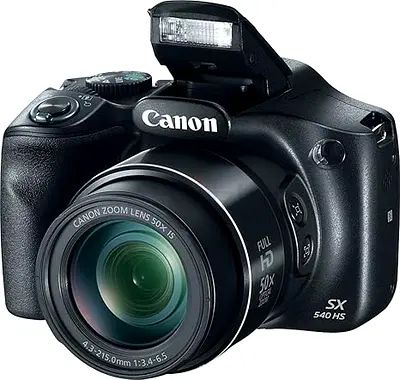 New Canon PowerShot SX540 HS, 20.3MP Digital Camera - Black
