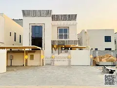 Luxury villa for sale in Al Helio 2, Ajman. Turnkey delivery. Includes registration, electricity, wa
