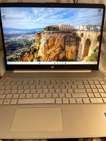 HP 15-inch Laptop - Silver, Good Condition