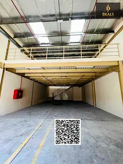 Brand New 3,000 SQFT Warehouse with Mezzanine | Al Jurf 1 | 20KW Power | High-Quality Finish