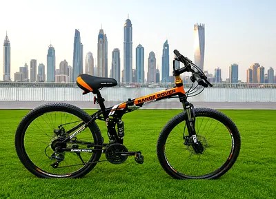 Range Rover Folding Mountain Bike - 26, Suspension, Good Condition