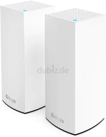 Linksys Atlas Pro 6 Velop Dual Band Whole Home Mesh WiFi 6 System (AX5400) - 2 Pack, White
