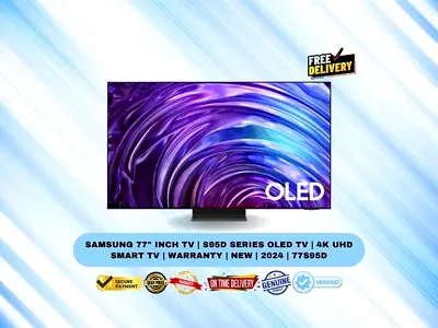 Samsung 77 Inch TV | S95D Series OLED TV | 4K UHD Smart TV | Warranty | New | 2024 | 77S95D