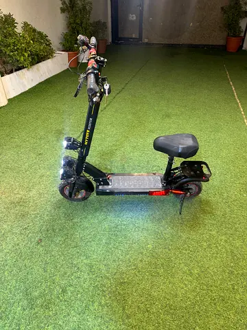 Electric Scooter with Seat — Good Condition, LED Lights My toys