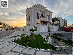 Villa for sale on a corner lot with two street frontages, including registration and ownership fees