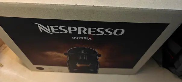 Nespresso Inissia coffee machine - boxed, unused