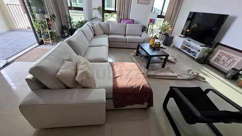 Ikea kivik ushape sofa beige