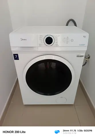 Front Load Washing Machine - Midea 7kg, Good Condition