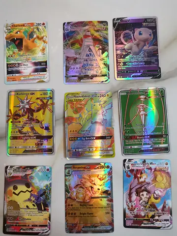 Lot of 9 Holographic Pokémon GX/V Promo Cards - Mixed Rares