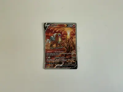 Pokemon Entei V Rare Trading Card - Single Card
