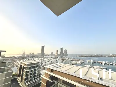 Luxury 3BR | Full Marina View | High Floor | Seagate Mina Rashid