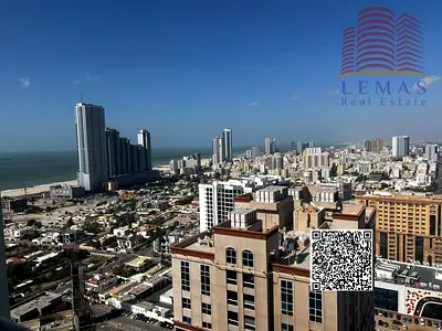 3bhk available for rent yearly sea view ajman one tower | 60k cash