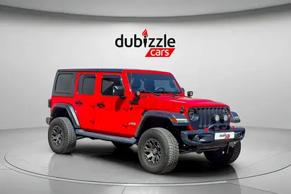 AED 1368/month | 2019 Jeep Wrangler Unlimited  | GCC Specs | Ref#468477