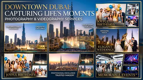 📷 Need Professional Photography  Videography in Downtown Dubai? We’ve Got You Covered!