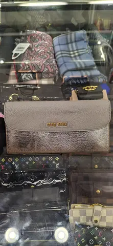 Authentic Miu Miu Long Wallet and Designer Accessories Collection