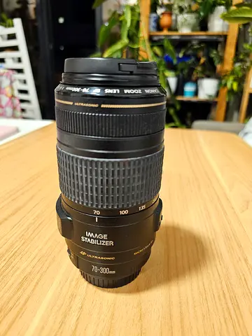 Canon 70-300mm Image Stabilizer Telephoto Zoom Lens (Good Condition)