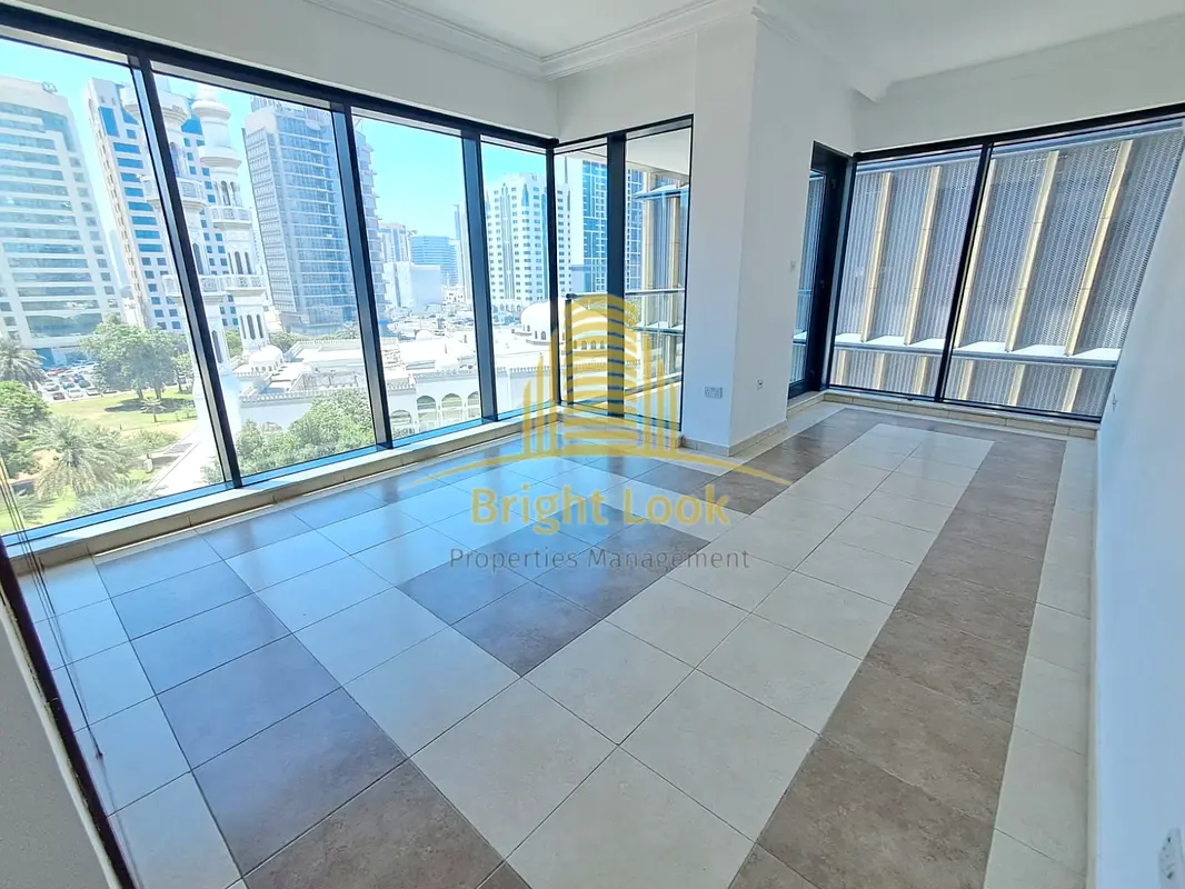 Spacious 2BR Apartment with Maid’s Room & Parking | Hamdan Street