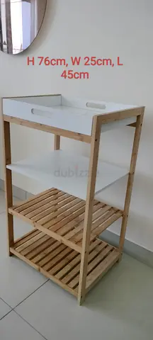 Bathroom shelf bamboo