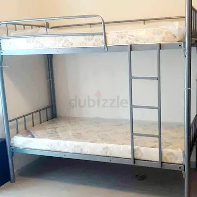 Brand NEW Heavy Duty Bunk Bed with Two Medical Mattress