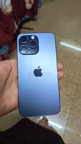 Iphone 14 pro max purple💜 256 gb with box TDRA