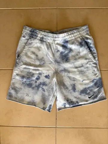 NIKE Cotton Shorts (blue tie-dye) - Age 12-14