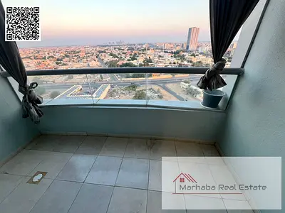 Furnished Studio Monthly Balcony for Rent – Mandarin Towers, Garden City