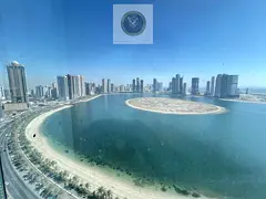 Luxury 3BHK For Rent Full Sea View Free AC Parking Gym Pool Maids Wardrobes Panoramic Windows Al Kha