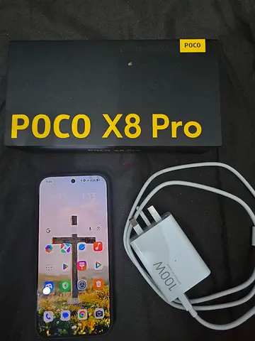 POCO X8 Pro with 100W Charger - Good Condition, Box Included with one year warranty