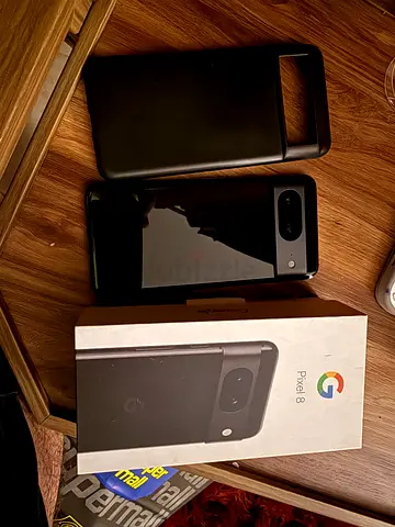 GOOGLE PIXEL 8 BLACK 256 GB WITH BOX
